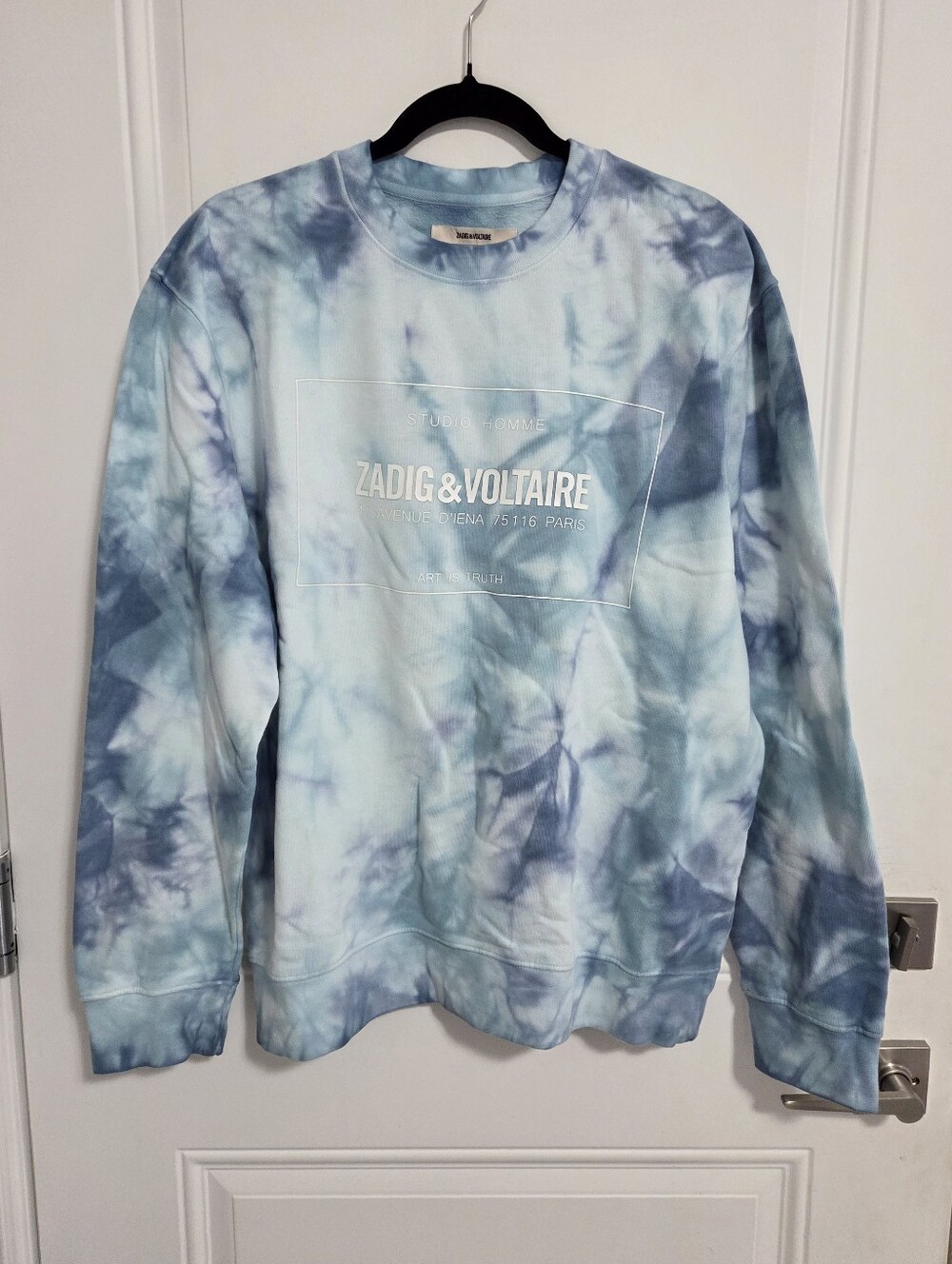 NWT - Zadig & Voltaire Men's Tie Dye Sweatshirt - Made In Portugal - Size M